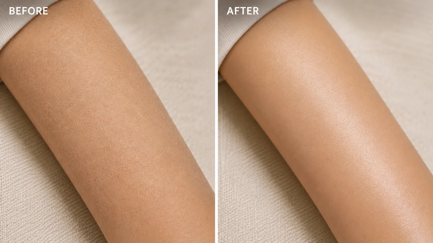 Dehydration: before and after