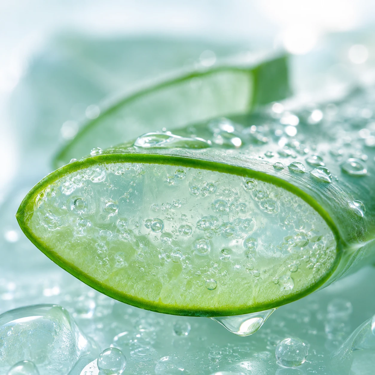 Aloe Vera and Sodium Hyaluronate