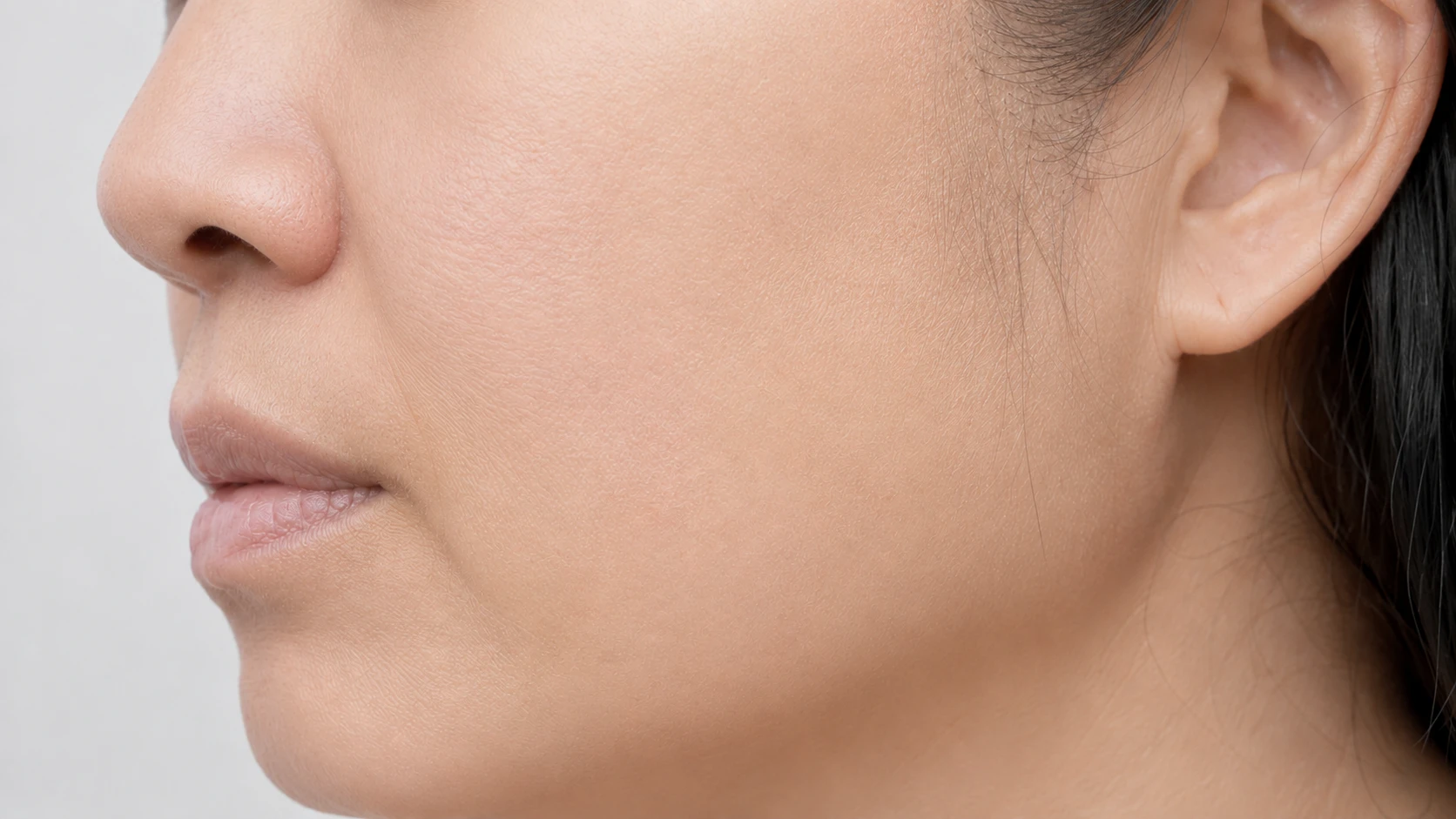 After &mdash; hydrated, smooth skin with improved texture and photoaging protection