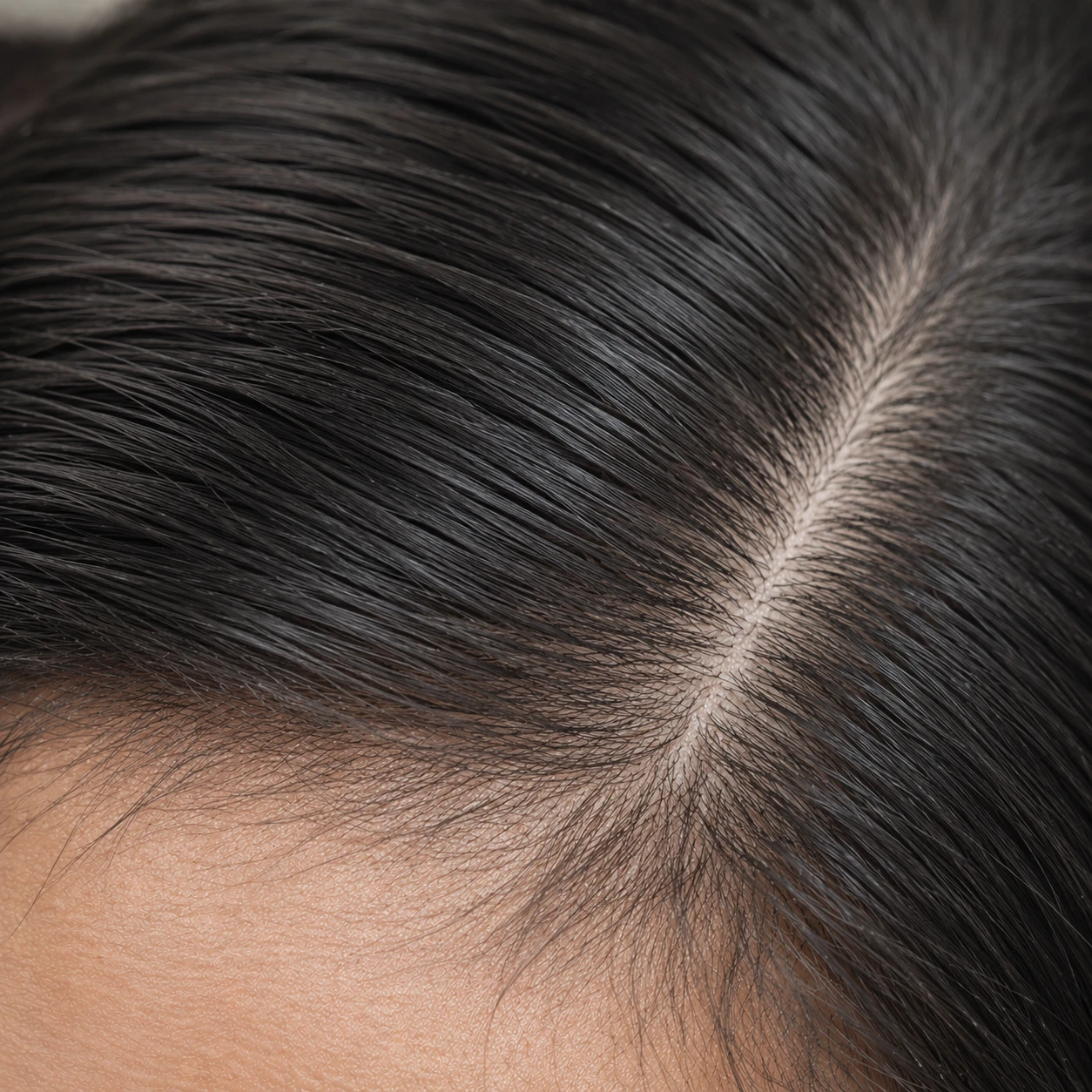 After — scalp clearer, flakes reduced