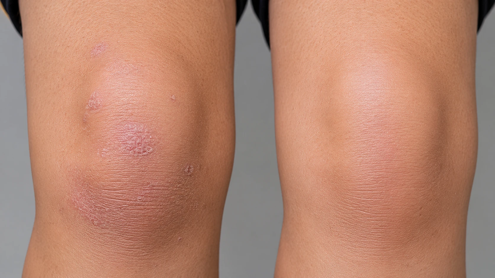 Knee: before and after